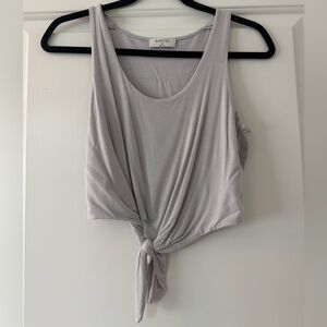 Aritzia Babaton Jeronimo Tie-Front Tank Top